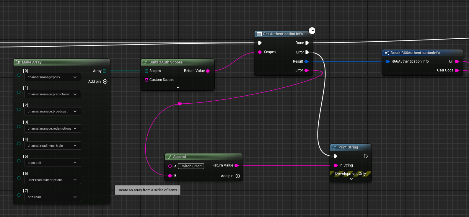 Build auth blueprint image